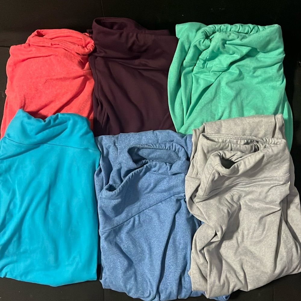 Set of 6 LuLaRoe leggings solid color OS